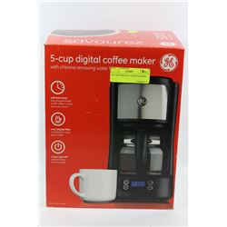 GE 5-CUP DIGITAL COFFEE MAKER