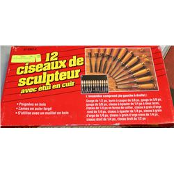 NEW 12PC WOOD CARVING SET