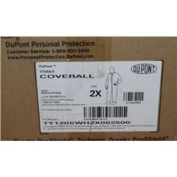 BOX OF 2X TYVEK COVERALLS