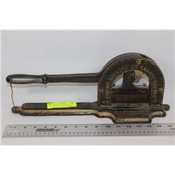 VINTAGE TOBACCO CUTTER - EMPIRE TOBACCO CO GRANBY