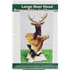 Image 1 : LARGE DEER HEAD ORNAMENT