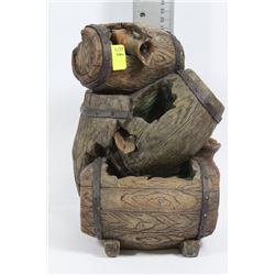 PILE OF BARRELS MINI FOUNTAIN