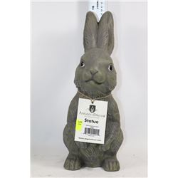 STANDING RABBIT GARDEN STATUETTE