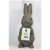 Image 1 : STANDING RABBIT GARDEN STATUETTE