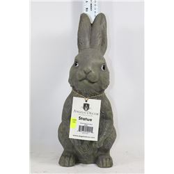 STANDING RABBIT GARDEN STATUETTE