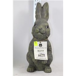 STANDING RABBIT GARDEN STATUETTE