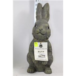 STANDING RABBIT GARDEN STATUETTE