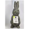 Image 1 : STANDING RABBIT GARDEN STATUETTE