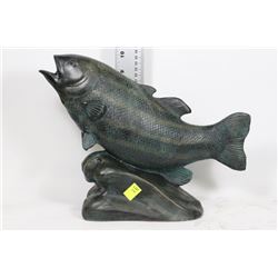 SPOUTING FISH STATUE - NEW IN BOX