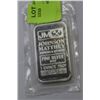 Image 1 : JOHNSON MATTEY 1 OZ SILVER BAR, .999