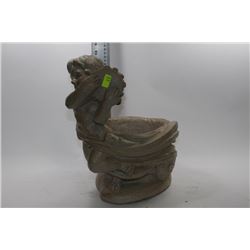 CHERUB WITH TAMBORINE PLANT POT