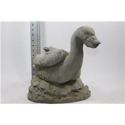 PAIR OF GEESE GARDEN ORNAMENT