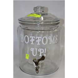 BOTTOM'S UP 2 GALLON DRINK DISPENSER
