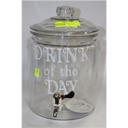 DRINK OF THE DAY - 2 GALLON DRINK DISPENSER