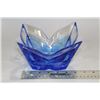 Image 1 : BLUE ART GLASS DISH