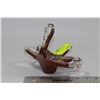 Image 1 : BROWN ART GLASS SWAN DISH