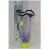Image 1 : PURPLE ART GLASS VASE
