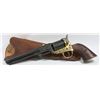 Image 1 : GUN HOLSTER W/ WOOD, BRASS & BLACK REPLICA PISTOL