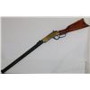 Image 1 : LEVER ACTION WOOD & BRASS RIFLE - REPLICA