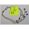 Image 1 : SILVER MULTI-CHAIN "SLIP-KNOT" BRACELET