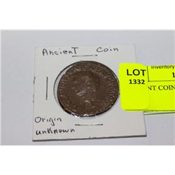 ANCIENT COIN ORIGIN UNKNOWN