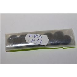 10 PIECES OF BLUE SAPPHIRE GEMSTONES - 71CT