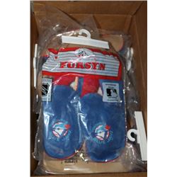 BOX OF BLUE JAYS CHILDRENS SLIPPPERS