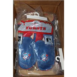 BOX OF BLUE JAYS CHILDRENS SLIPPPERS