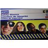 Image 1 : CASE OF 10 NORTH SAFETY GLASSES - GREY/AMBER