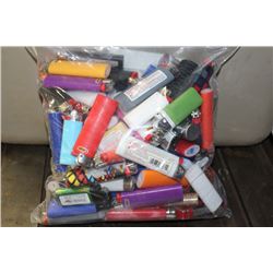 BAG OF ASSORTED LIGHTERS