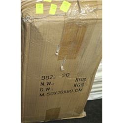 CASE OF 20 DOZEN NEW WORK GLOVES