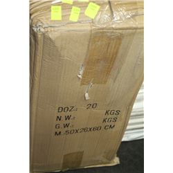 CASE OF 20 DOZEN NEW WORK GLOVES