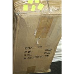 CASE OF 20 DOZEN NEW WORK GLOVES