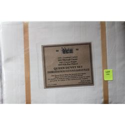 100% COMBED COTTON 600 THREAD COUNT QUEEN DUVET