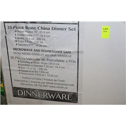 20 PIECE BONE CHINA DINNER SET
