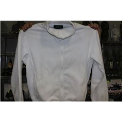 WHITE FLEECE JACKET - SIZE L