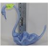 Image 1 : BLUE MILK GLASS SWAN