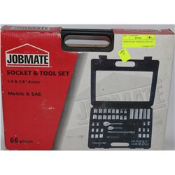 JOBMATE 66PC SOCKET & TOOL SET