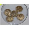 Image 1 : 5 ST. GAUDIN  8-22kt GOLD PLATED MINI COINS