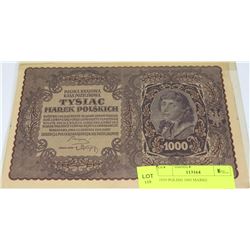 1919 POLISH 1000 MARKE
