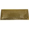 Image 1 : US GOLD FOILED $5 BANK NOTE