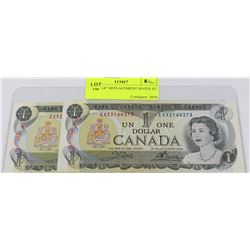 1973 "EAX" REPLACEMENT NOTES X2