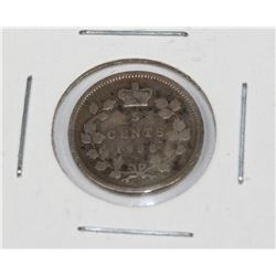 1896 QUEEN VICTORIA SILVER NICKLE
