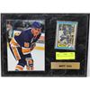 Image 1 : BRETT HULL PICTURE AND SPORTS CARD