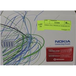 NOKIA CELL PHONE & CHARGER ETC