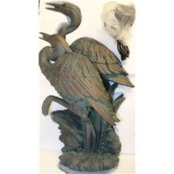 DOUBLE HERON SPITTER FOUNTAIN