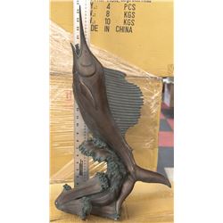 LARGE SWORD FISH SPITTER IN BOX