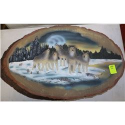 WOLF PACK WALL HANGING