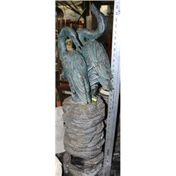 DOUBLE HERON SPITTER FOUNTAIN