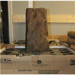 SINGLE ROCK BUBBLER WITH LED LIGHTS